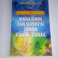 Image of Dasar-dasar Manajemen dan Supervisi Taman Kanak-kanak